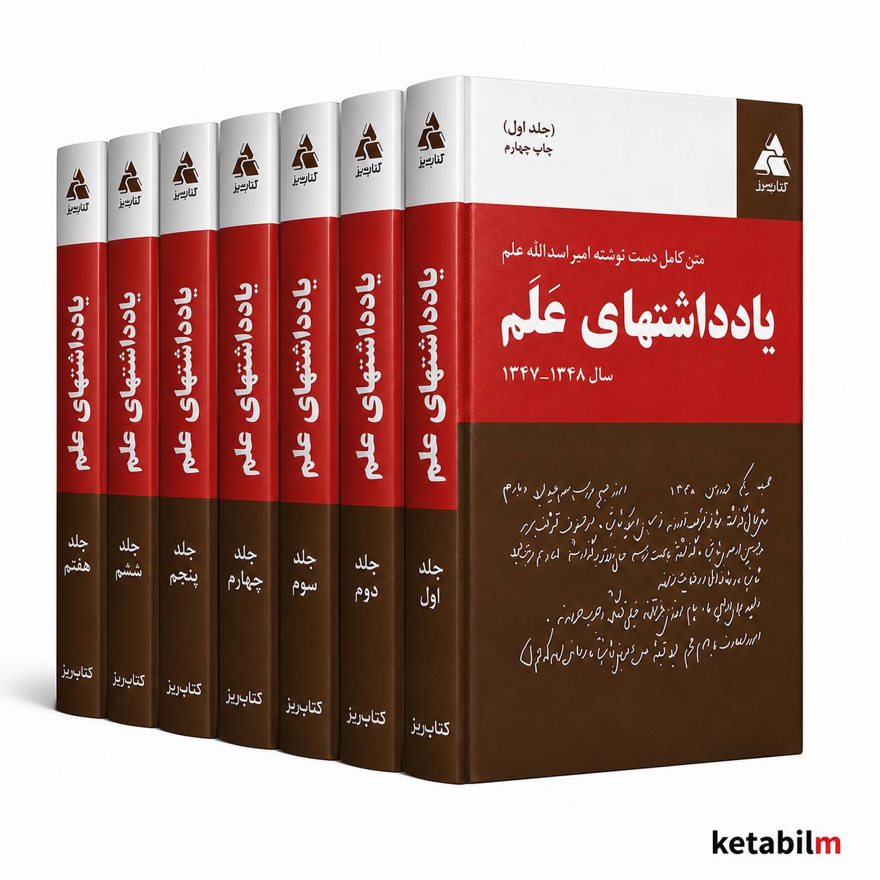 یادداشت‌های علم مجموعه خاطرات روزانه امیراسدالله علم
